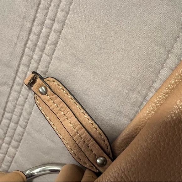 B. Makowsky Camel Tan Leather Crossbody Bag - Picture 8 of 8